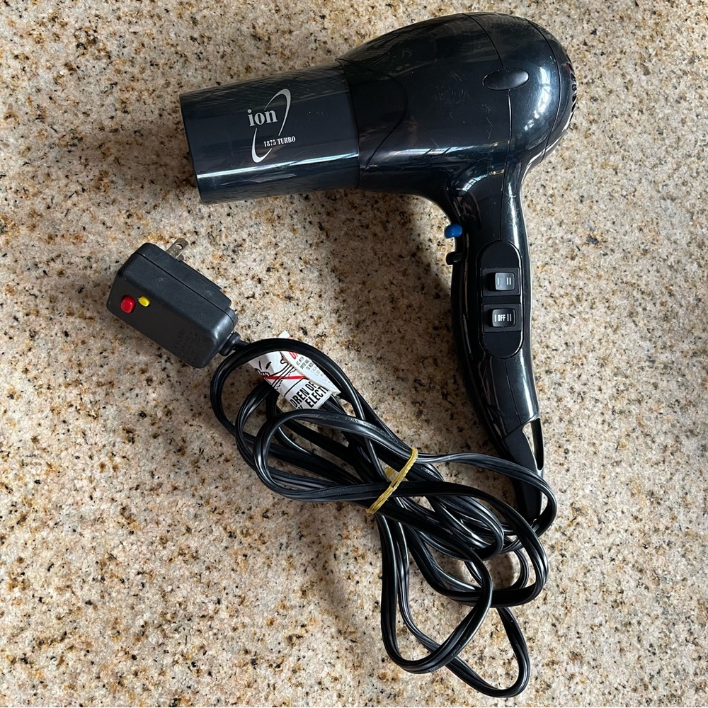 ION 1875 Turbo hair dryer model DS-932RCTI